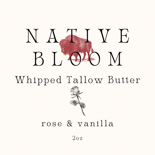 Rose & Vanilla 2oz Tallow
